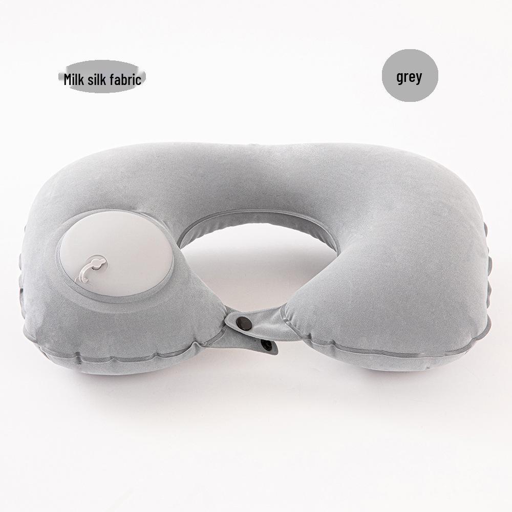 Quick Inflate U-Shaped Travel Neck Pillow