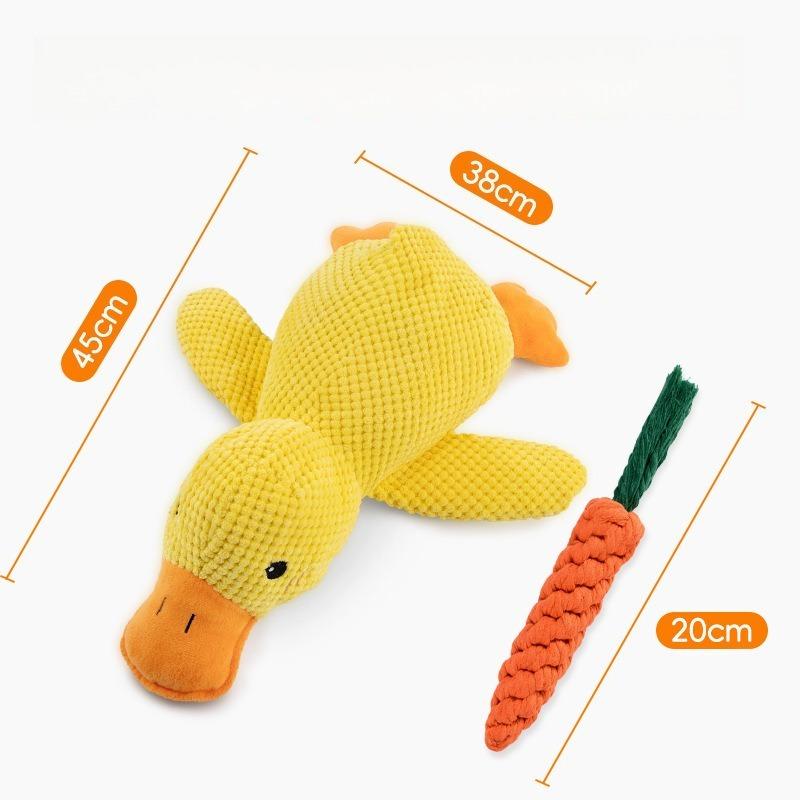 Animal Shaped Sound Toys Plush Bite Resistant Relieve Boredom Prevent Pets From Dismantling Household Dolls Cat and Dog Universal Pet Supplies
