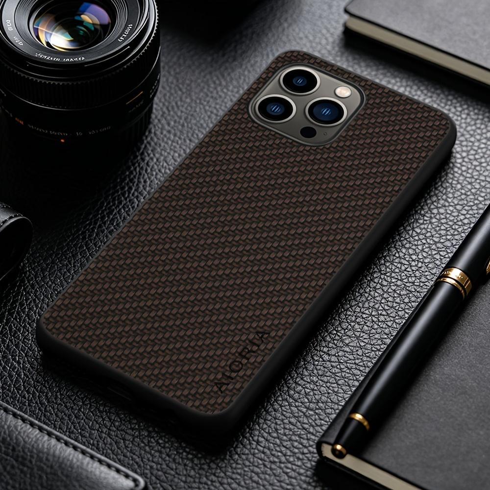 Phone Case: New Fashion Phone Case for iPhone 15 14 13 Pro Max Plus Business Casual Faux Synthetic Leather Phone Cover