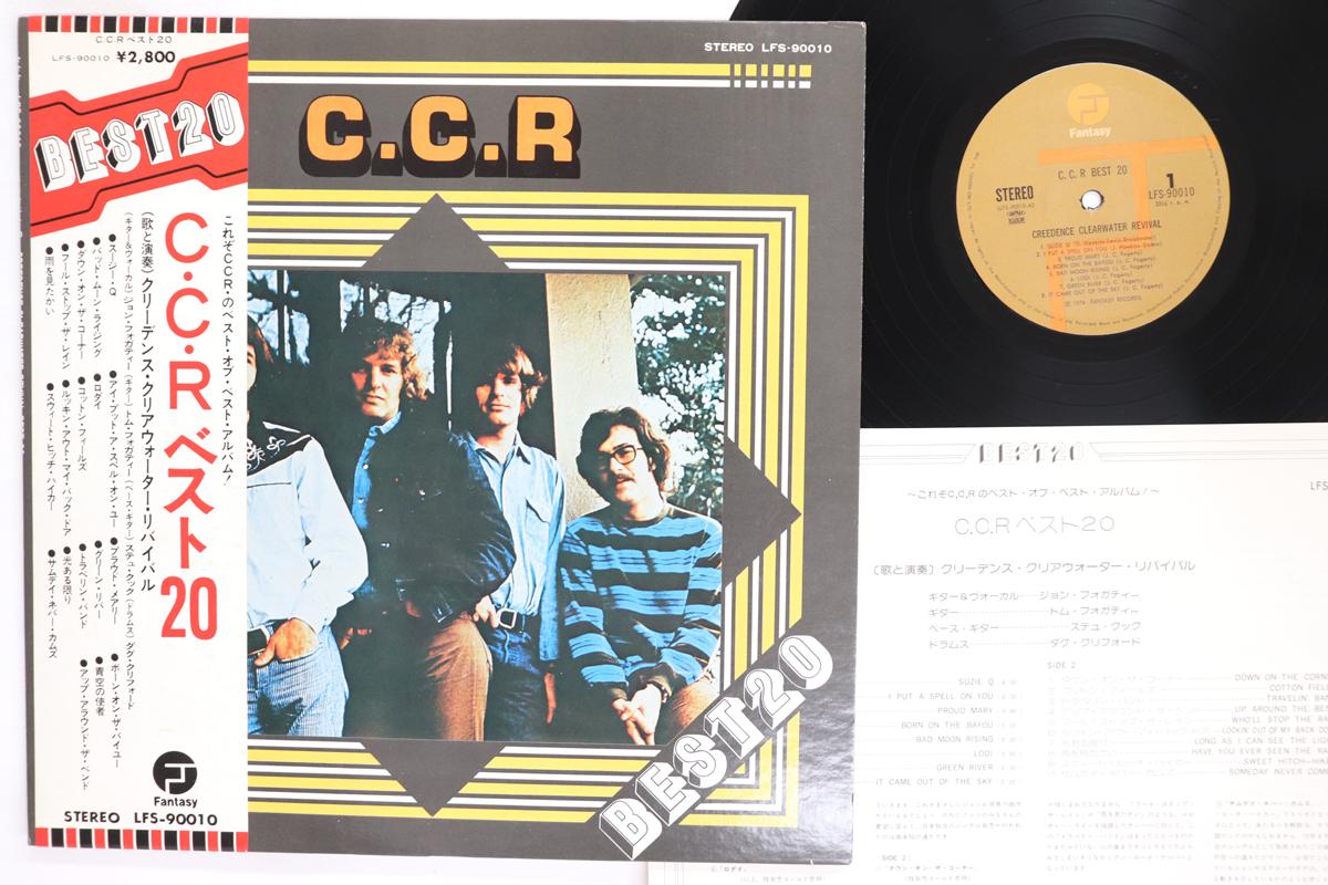 Виниловая пластинка CREEDENCE CLEARWATER REVIVAL  CCR Лучшие 20 LFS90010 FANTASY 1974 Япония Obi Рок Б/у