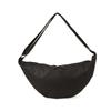 Korean Casual Style Large Capacity Girls Black Messenger Bag Student Canvas Shoulder Bag Commuter Bag Dumpling Bag Tide