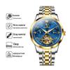 Zhang Zhilin Endorsed Oliss Luminous Mechanical Watch with Multifunctional Hollow Design for Men