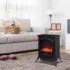 Decorative Fireplace, Flame Effect, Thermostat, Overheat Protection, 45 x 28 x 54 cm, Black
