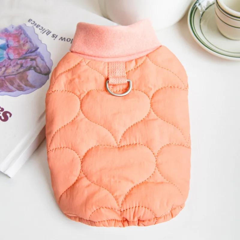 

Winter Dog Harness Vest Coat Jacket Cat Puppy Small Dog Pet Clothes Yorkie Pomeranian Schnauzer Bichon Poodle Dog Clothing Suit XXS оранжевый