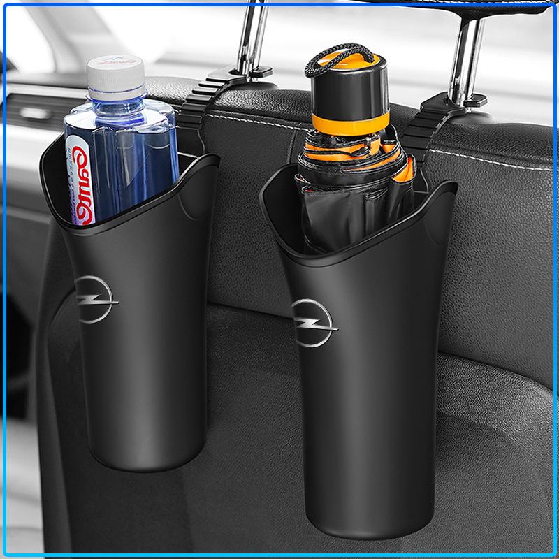 1/2Pcs Car Storage Box Umbrella Garbage Organizer Bucket For Opel Astra H G J Insignia Mokka Zafira Corsa Vectra B C D