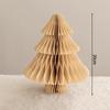 2026 Christmas Tree Honeycomb Ball 3D Folding Christmas Tree Ornament Desktop Decoration  for Xmas Navidad Happy New Year Decor
