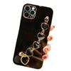 Applicable To Apple 16 Mobile Phone Case IPhone 15 Promax Protective Case 14 Electroplated Love Bracelet 13 Fashion