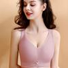 Underwear Women's Thin Style Strapless Bra with Converged and Adjustable Anti Drop Bra CDE