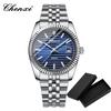 Fashion Chenxi Business Sport Quartz Watch For Men Waterproof Luminous Classic Creative Clock Dial Calendar Full Stainless Steel