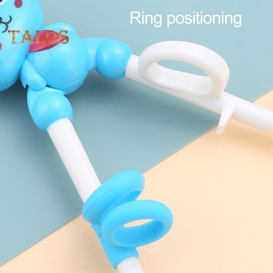 2 Paia Bacchette per Bambini Facili da Usare Riutilizzabili Educative Bacchette Carine a Forma di Animali Bacchette da Allenamento per Bambini