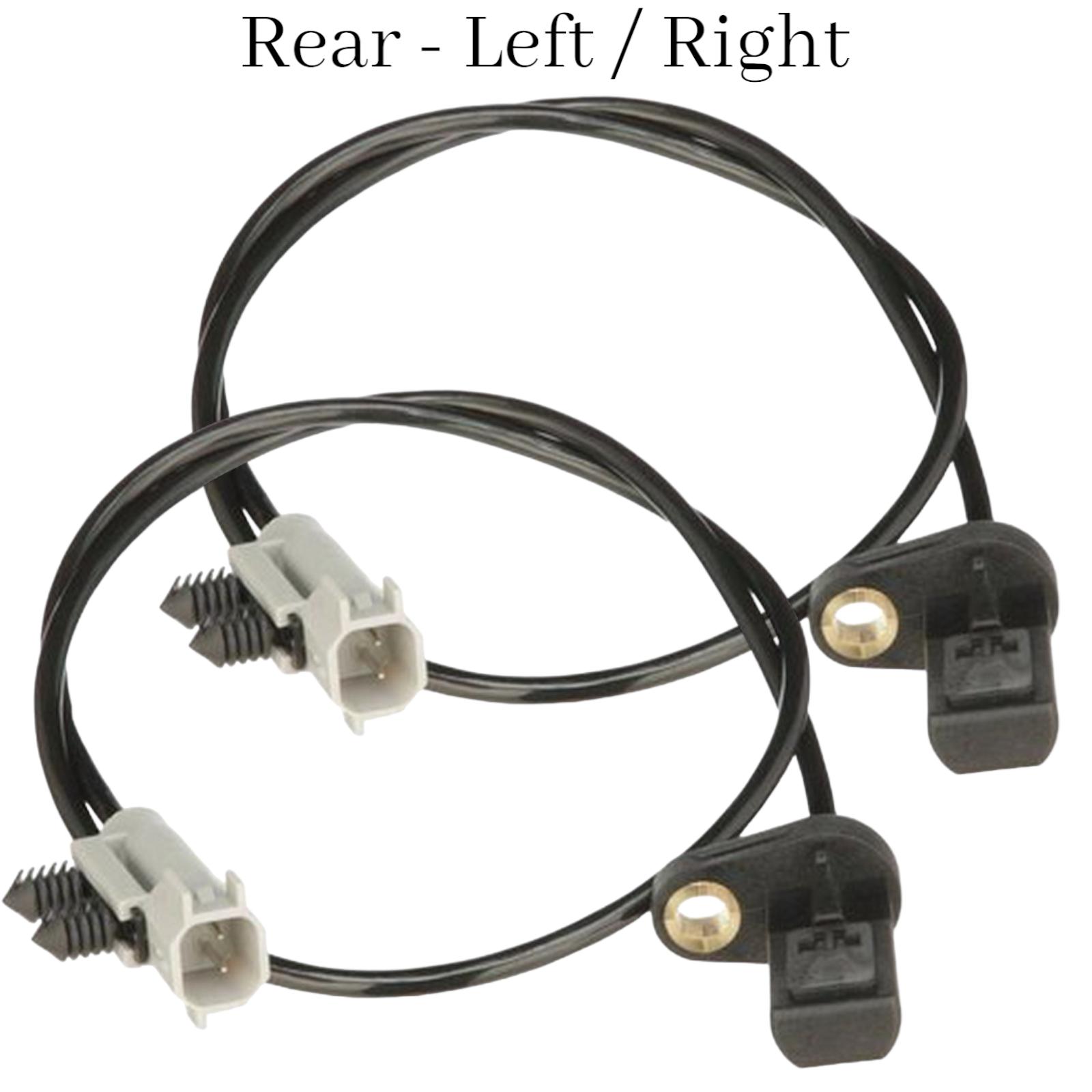 2 x ABS Wheel Speed Sensor Rear Left & Right Fits: Commander Grand Cherokee