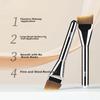 MSQ 1 Fish Tail Foundation Brush and 1 Palette, Makeup Brush Set