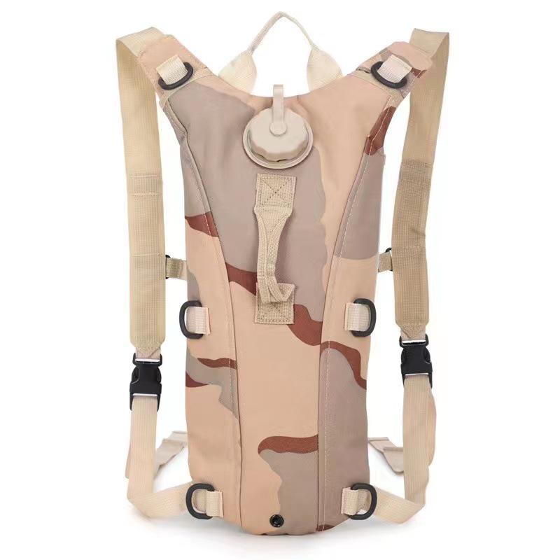 Long-Distance Hiking Hydration Backpack with 3L Bladder - Large Capacity & Multifunctional Tactical Pack