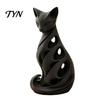 Detailed Resin Sculptures Spiral Cat Sculpture Ornament, Creative Twisted Statue, Artistic Home Tabletop Decor Desktop for Living Room Bedroom Office