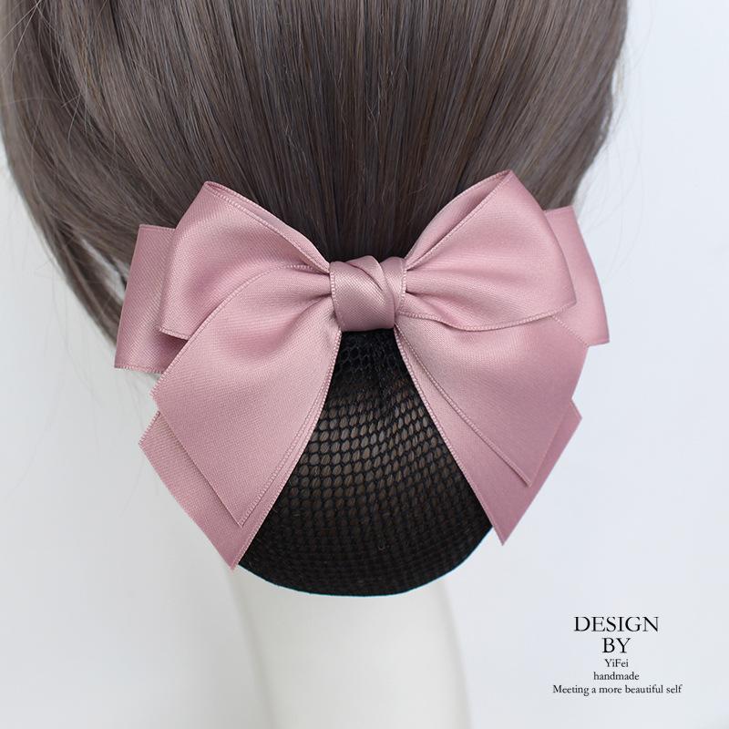 Nurse Head Flower Female Professional Hairnet Set Bank Hotel Restaurant Staff Go To Work Disc Hair Headgear Hair Accessories New Year