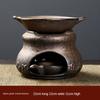 Aroma Burner with Candle Spoon Modern Fragrance Ceramic Ornament Aromatherapy Diffuser Wax Melt Cubes Candle Burner for Bedroom