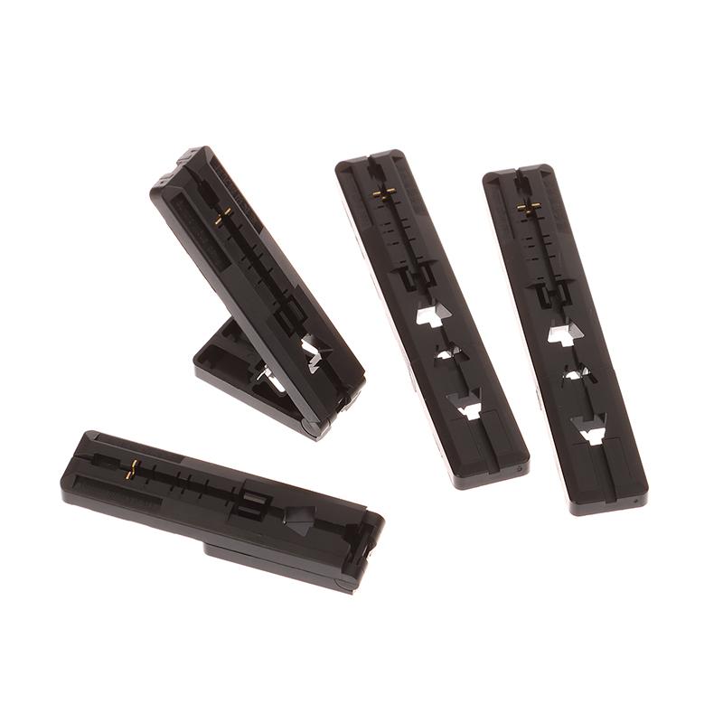 1/4Pcs Lightweight Integrated Folding Fiber Optic Cable Stripper 2 In 1 Guide Rail Cold Connection Tools