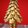 Kerzenständer Goldener Weihnachtsbaum im europäischen Stil Harz Kerzenständer Ornament Weihnachtsatmosphäre Weihnachtsdekoration Handwerk