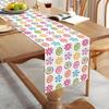 Sunwer Candyland Table Runner Sweet Lollipop Candy Themed Birthday Party Decoration Table Cover Home Kitchen Dining Room 13 X 72inch