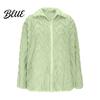 Winter Coat for Women Fleece Jacket Stand Collar Zip Up Sherpa Autumn Fuzzy Long Sleeve Fall Casual Outerwear with Pockets Soft Comfortable