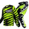 Set completo abbigliamento motocross per bambini Kit Maglia Pantaloni Youth bambino verde Moto nero 3 4 5 6 7 8 9 10 anni Tuta fuoristrada blu arancio Enduro cross ragazzo ragazza