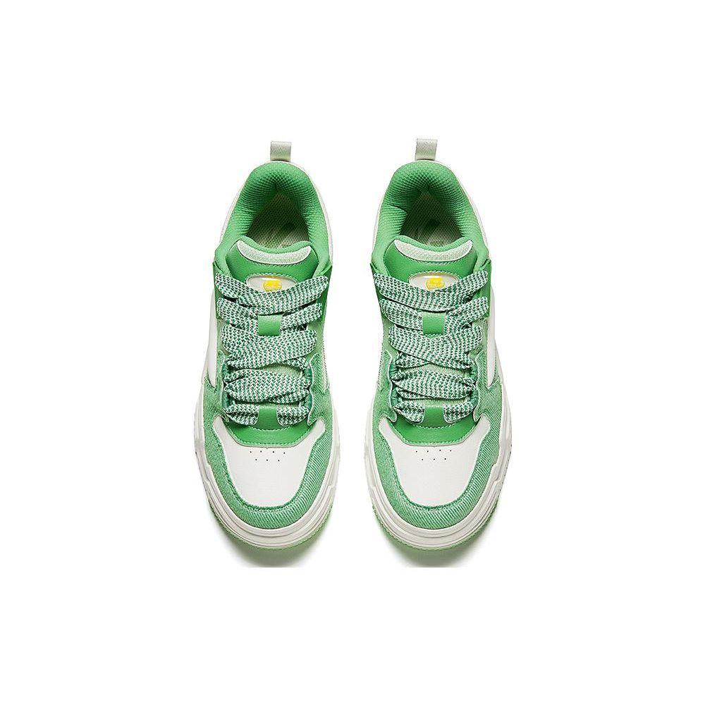 Anta Low Top Comfort Bread Shoes Men Sneakers White Green 912348001-5