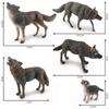 Realistic Pvc Roaring Wolf Model Perfect For Home Decor And Desktop Display