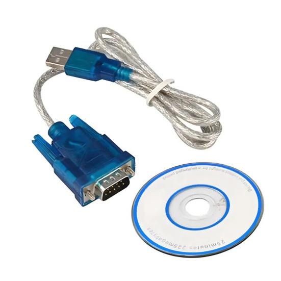 USB to RS232 Serial Adapter Cable Male to Male USB 2.0 Male to 9-Pin DB 9 Serial Converter Cable for Windows 7/8/9/10