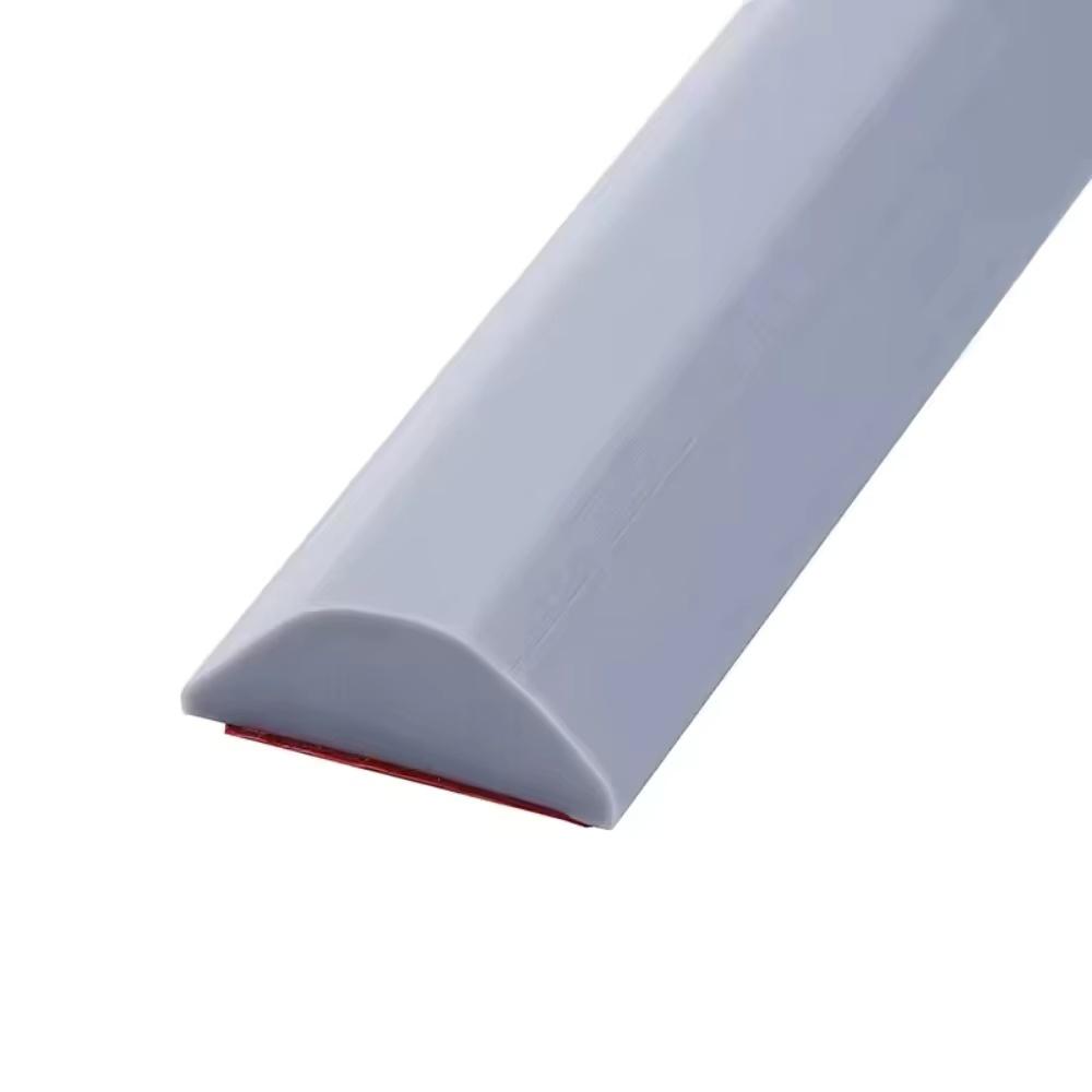

1pc 1m/2mX3cm Material Self Adhesive Water Stopper Self-Adhesive Backing Waterproof Seal Water Retaining Strip Foldable Design 1mX3cm сірий колір