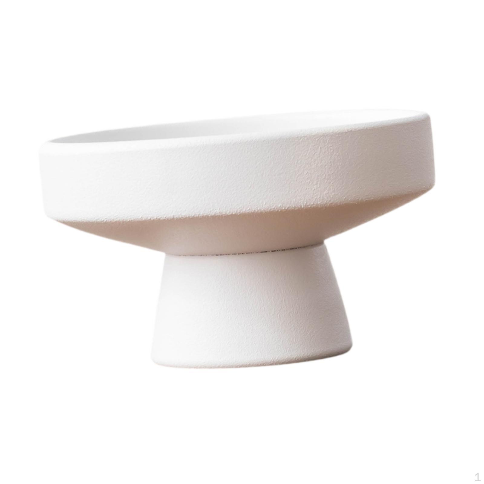 

Ceramic Flower Pot, Decorative Vase, Practical Floral Accessory, Container for Arrangement, белый