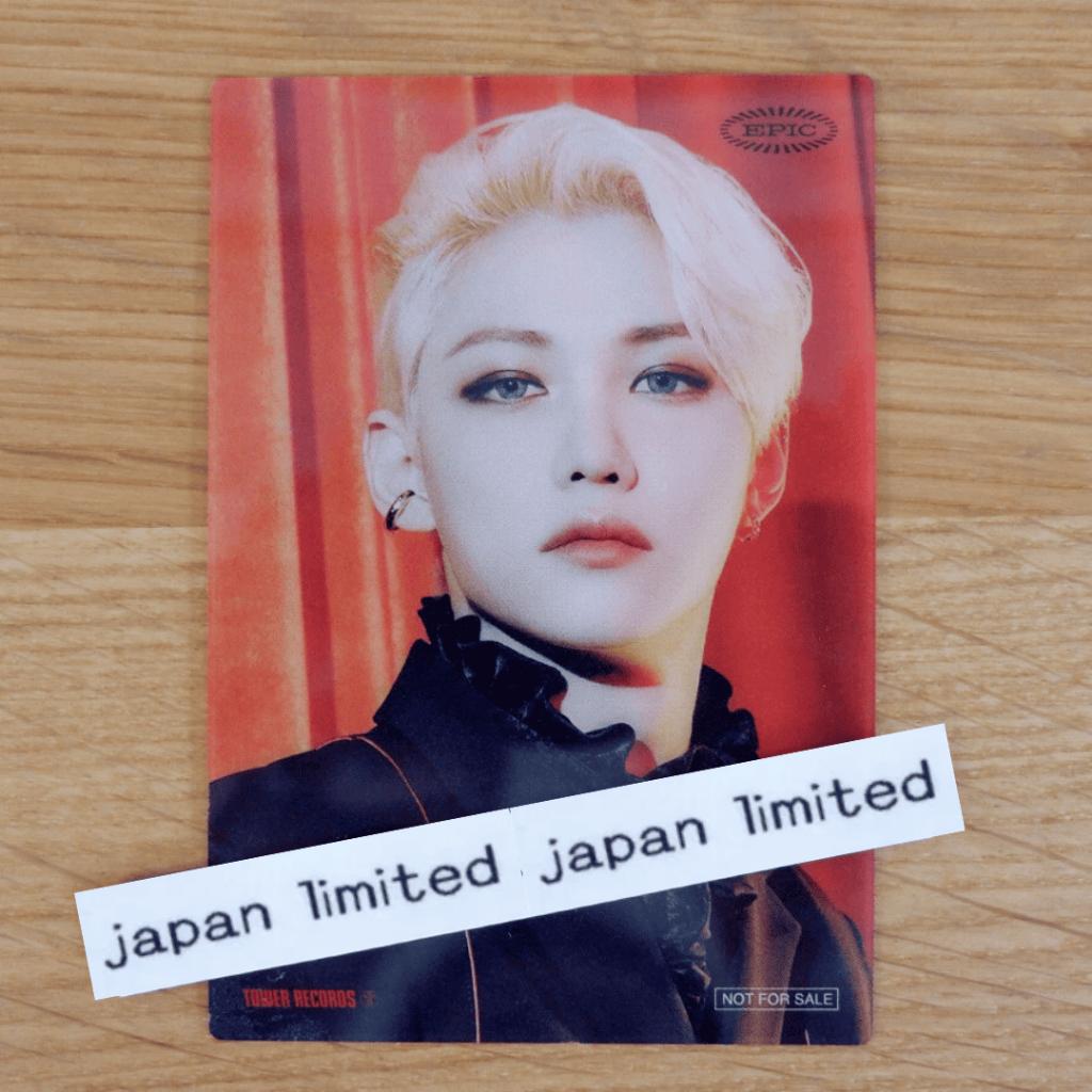 STRAY KIDS JAPAN CIRCUS OFFICIAL PHOTO CARD A B STANDARD FC ver. TOWER RECORDS HMV FC UNIT STAY