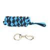 Horse Lunge Line with Rotating Snap Hook Nylon Webbing Comfortable Grip Long Horse Training Rope for Daily Training