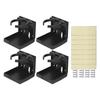 4PCS faltbarer Getränkehalter, verstellbarer Getränkebecherhalter für Wohnmobil, Auto, Schiff, vertikale oder Wandmontage