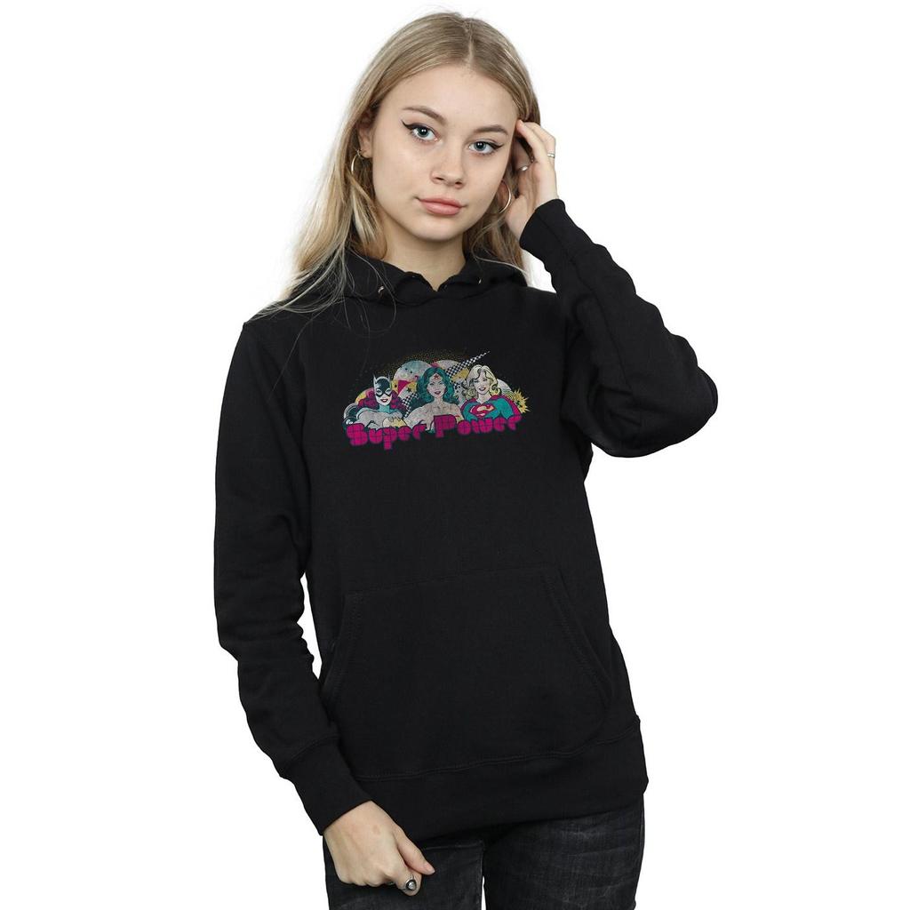 DC Comics Womens/Ladies Justice League Super Power Hoodie
