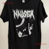 NAUSEA T Shirt Hardcore Punk D Beat Vintage TE504 Vintage Washed Casual Top For Everyday Wear Stylish Stretched Versatile