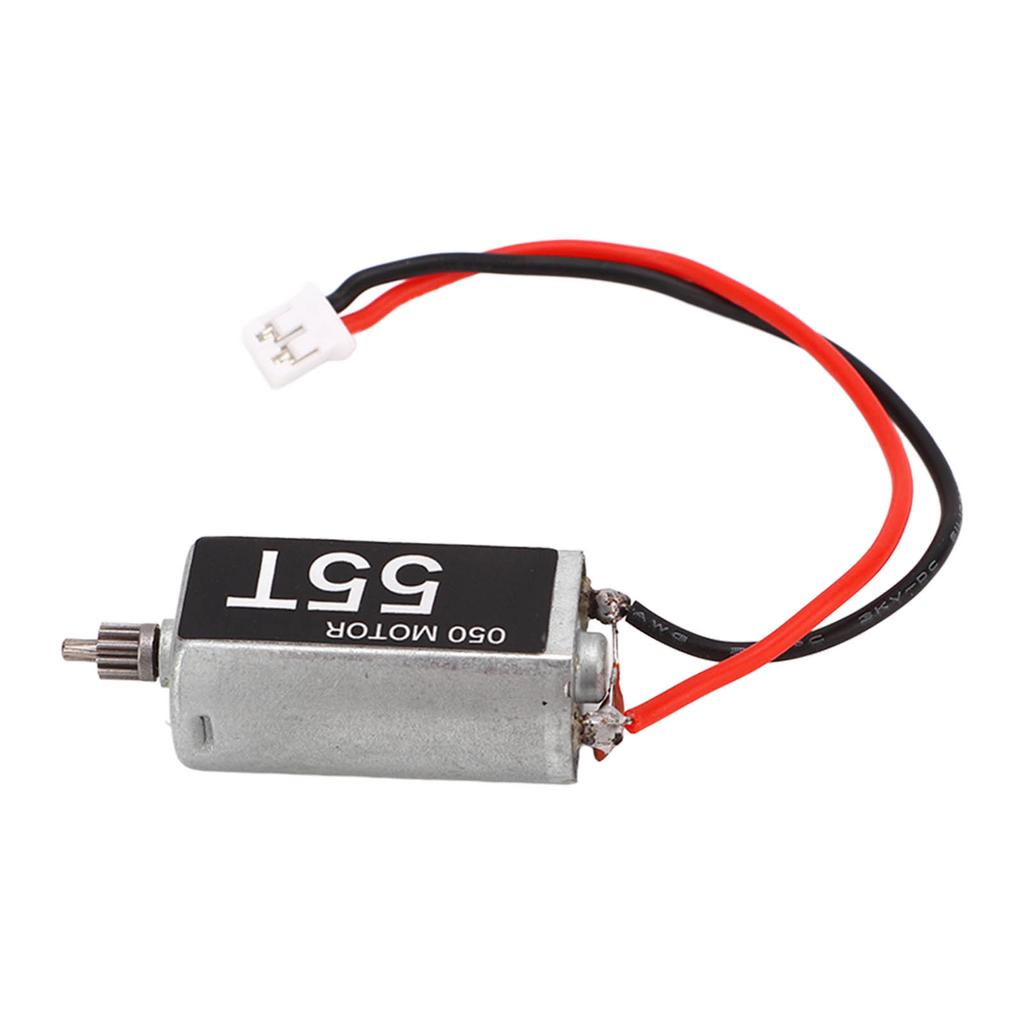 RC Bushed Motor High Torque 050 55T Motor with 11T Pinion Gear for AXIAL SCX24 1/24 RC Crawler Car