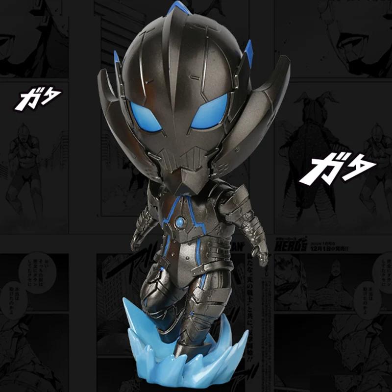 

11/14Cm Genuine Mobile Ultraman Bobblehead Q-Version Anime Doll Pvc Birthdays Model Collections Model Kid Plaything Kid S Gifts
