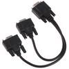 Hot Sale 15Pin VGA male to 2 vga svga female adapter splitter video monitor cable