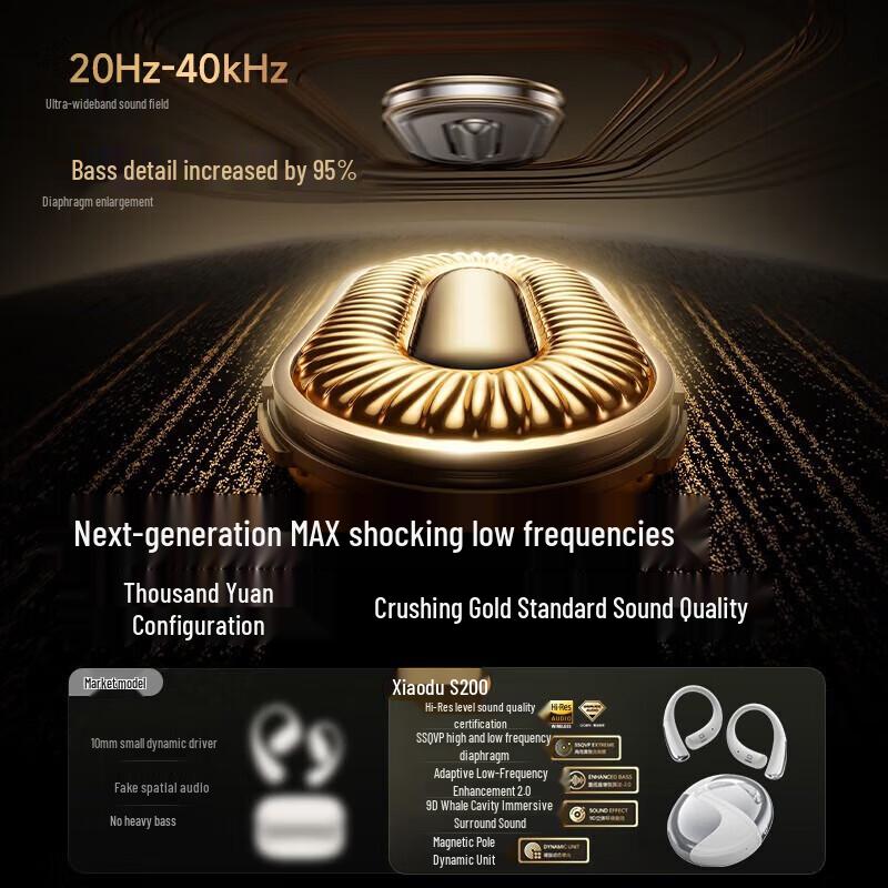 XiaoDu S200 Smart Open-Ear Bluetooth Sports Headphones