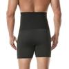 Sauna Shorts for Men Sweat Pants High Waisted Compression Underwear Tummy Control Shapewear Workout Training Capris Body Shaper Boxer Briefs