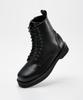 Customade 4.5Cm Cowhide Chunky Sole Square Toe Boots Collin (Cr0064)