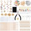544 Stück Einzigartiges Schlüsselanhänger-Bastelset Vielseitige Mühelose Montage DIY Taschenanhänger-Set für Anfänger und Fortgeschrittene Bastler