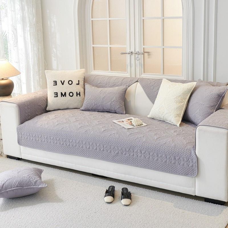 Thicken Cotton Sofa Cushion Cover Sofa Towel Mat Non-slip Couch Mat for Living Room L Corner Sofa Towel Seat Pad Home Protection