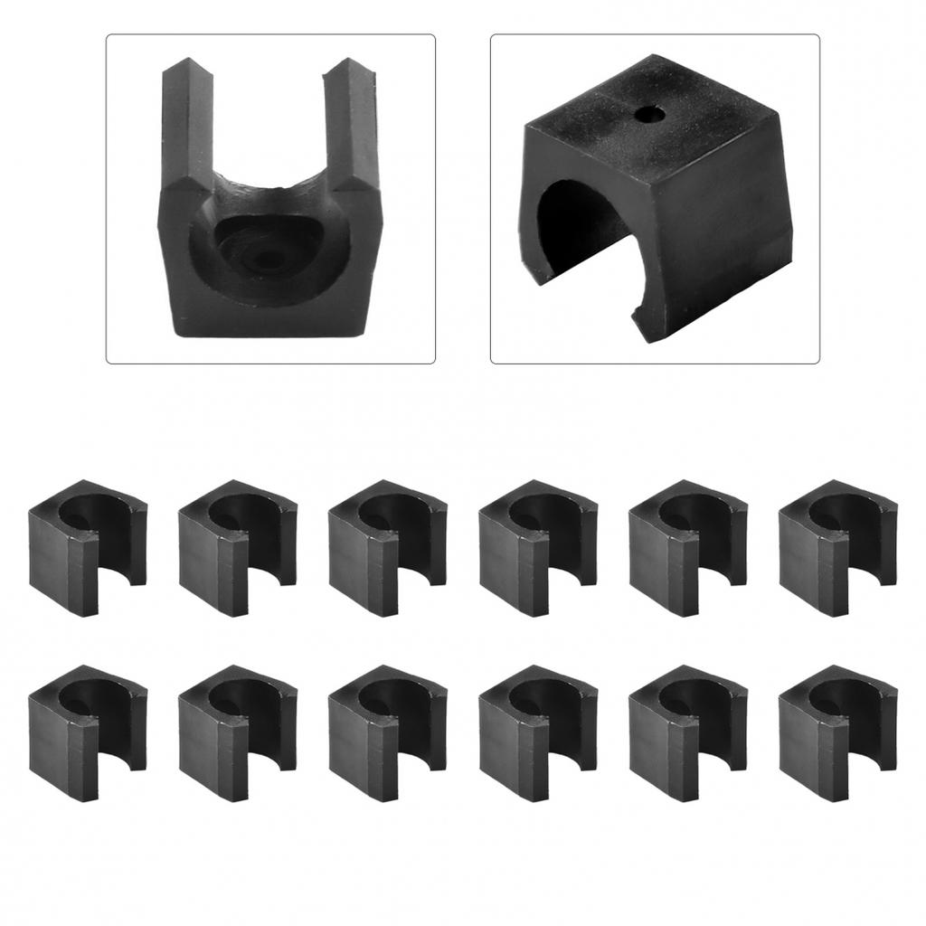 12 X Queue Wandhalterung Kunststoff Billardqueue/Angelrutenhalter Clips