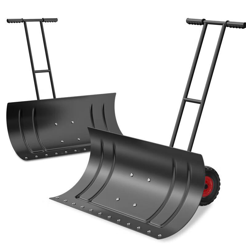 Outdoor Wheeled Snow Pusher Shovel