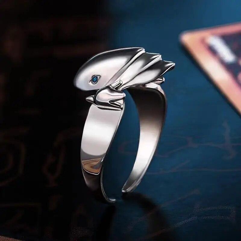 Game Seto Kaiba Cosplay Ring Adjustable Opening Rings Jewelry Gift Accessories Halloween