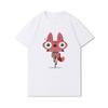 S-3XL 100 Fantasie Harajuku Grafica Estiva Bianca Magliette Donna Stampate Casual Maniche Corte Top Girocollo