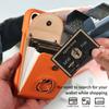 Compatible with Apple 16 Pro Max Phone Case, 15 Plus Protective Cover, Lychee Pattern, 12 Accordion Ring, Business Card Holder, 13