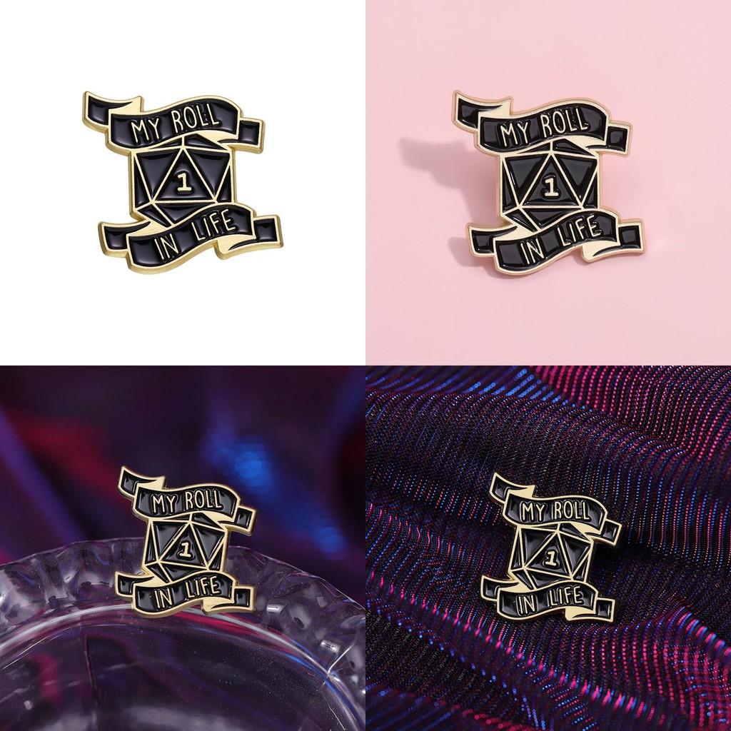 Colorful And Creative My Life Alloy Brooch Cartoon Letter Design For All Occasions