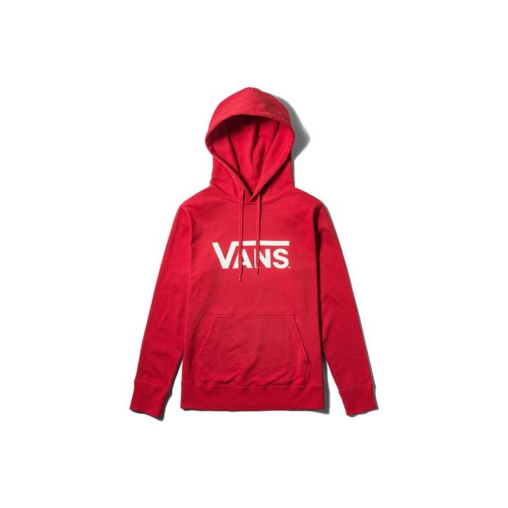 Vans Classic Logo Casual Hoodie Men Hoodies Red VN0A3TXK0PZ